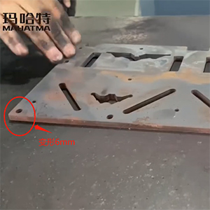 5.5mm激光切割下料碳鋼板變形校平，精度0.1mm-高精密矯平機